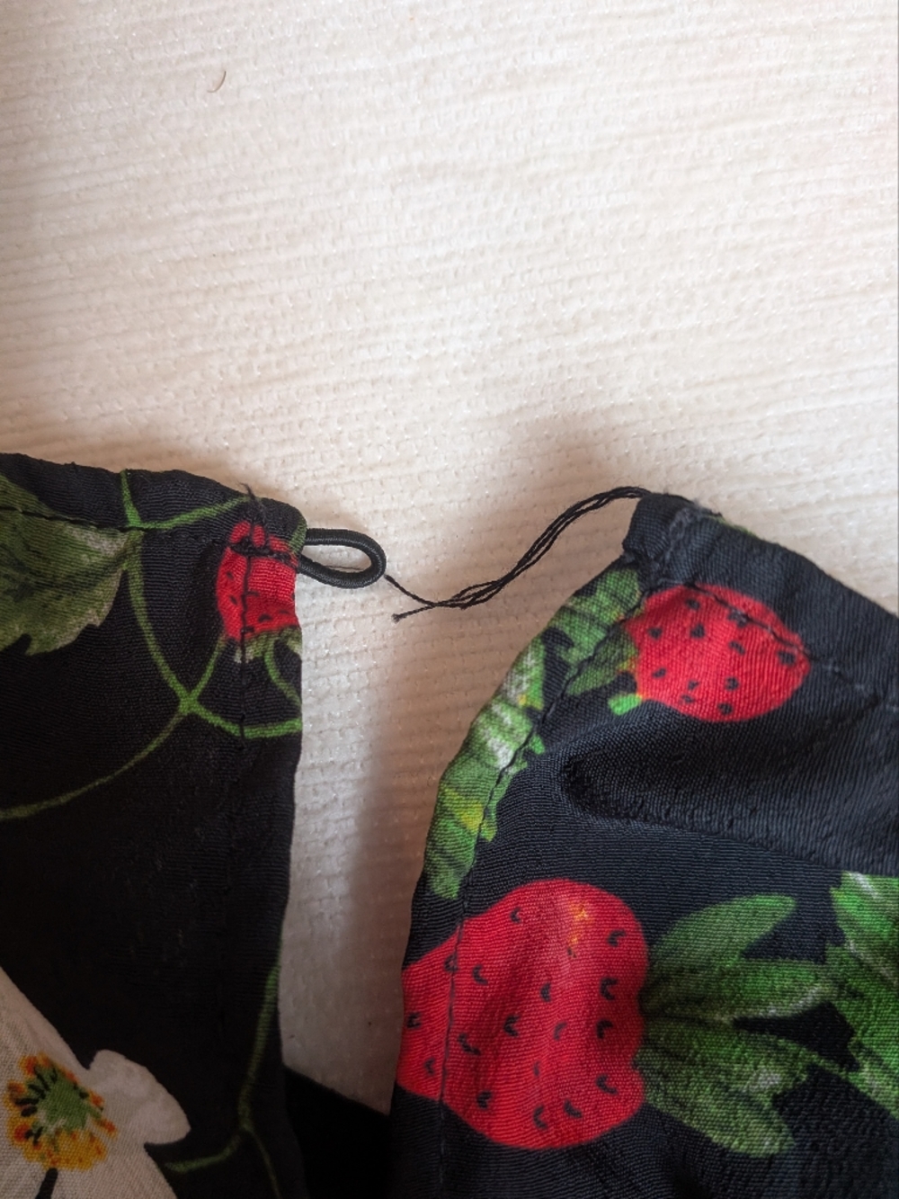Zara Black Strawberry & Floral Romper - Picture 8 of 10